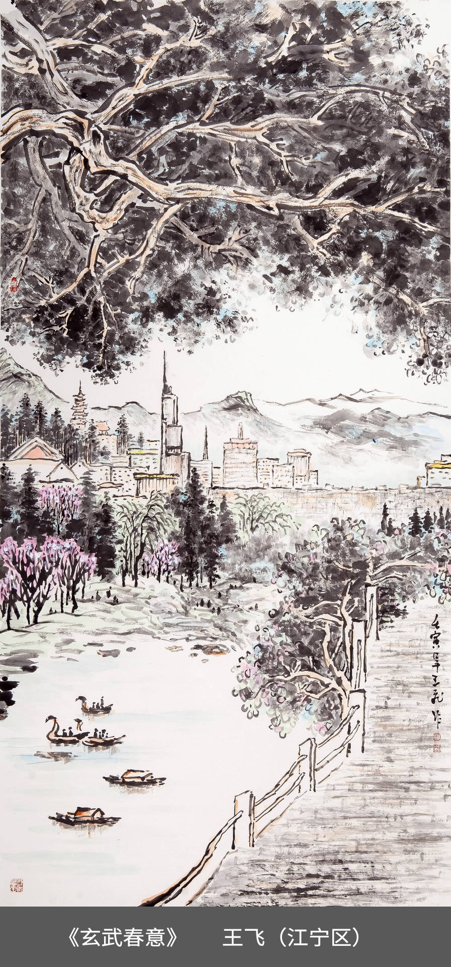 12.江宁区-王飞-绘画《玄武春意》.jpg
